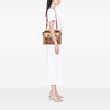 Fendi Medium Leather Flowerland Dotcom Satchel Secondhand
