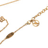 Louis Vuitton Gold Plated Flower Full Necklace Secondhand