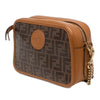 Fendi Glazed Fabric Vitello Century FF 1974 Camera Bag Secondhand