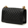 Chanel Old Medium Quilted Caviar Boy Flap Secondhand