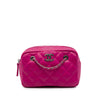 Chanel Small CC Quilted Rubberized Lambskin Coco Rain Camera Bag Secondhand