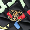 Chanel Medium Lambskin and Printed Silk Fixation 19 Flap Secondhand