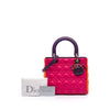 Dior Medium Tricolor Lambskin Cannage Lady Dior Secondhand