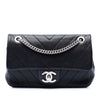 Chanel Mini CC Chevron Calfskin Single Flap Secondhand
