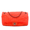 Chanel Jumbo Quilted Nylon Soft Shell Flap Secondhand