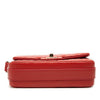 Chanel CC Quilted Calfskin Ruffle Strap Flap Secondhand