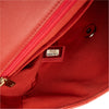 Chanel CC Quilted Calfskin Ruffle Strap Flap Secondhand
