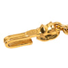 Chanel Gold Plated CC Filigree Ball Pendant Necklace Secondhand