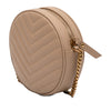 Saint Laurent Grain De Poudre Chevron Round Vinyle Camera Bag Secondhand