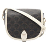 Celine Medium Triomphe Coated Canvas Folco Crossbody Secondhand