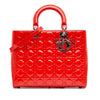 Dior Large Patent Cannage Lady Dior Secondhand