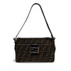 Fendi Zucca Canvas Shoulder Bag Secondhand