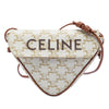 Celine Triomphe Coated Canvas Triangle Crossbody Secondhand
