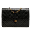 Chanel CC Quilted Lambskin Single Flap Secondhand