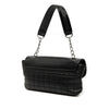 Chanel Camellia CC Choco Bar No 5 Lambskin Shoulder Bag Secondhand