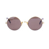 Secondhand Cartier Vintage Mayfair Round Half Frame Gold Sunglasses - '90s