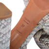 Secondhand Prada Snakeskin Platform Ankle-Strap Sandals - '00s
