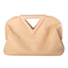 Secondhand Bottega Veneta The Point Medium Almond Leather Shoulder Bag - '20s