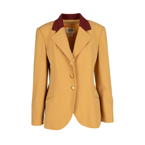 Hermès Wool Jacket - '90s | Luxury Vintage | Her-Age Hermès Wool Jacket - '90s | Luxury Vintage | Her-Age
