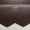 Hermès Dark Brown Leather Pochette - '80s Second hand