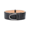 Gianfranco Ferré Black Leather Belt - '90s Second hand