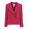 Chanel Fuchsia Wool Jacket - '90s Second hand