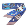 Hermes Silk Twilly Les Folies Du Ciel secondhand