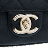 Chanel Large CC Quilted Caviar Studded Single Flap Secondhand