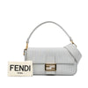 Fendi Striped Jersey Baguette Satchel Secondhand