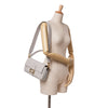 Fendi Striped Jersey Baguette Satchel Secondhand