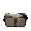 Gucci GG Supreme Double Pocket Crossbody Secondhand