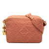 Chanel CC Quilted Linen Double Zip Camera Bag Secondhand