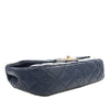 Chanel Paris Salzburg Medium Patent and Goatskin CC Eyelet Flap Secondhand