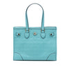 Gucci GG Star Embossed Leather Tote Secondhand