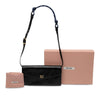 Miu Miu Soft Calf Logo Wallet on Strap Secondhand
