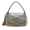 Gucci Medium GG Canvas Techno Horsebit Satchel Secondhand