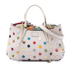 Fendi Medium Studded Milk Calfskin B Fab Satchel Secondhand