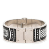 Hermès Wide Enamel Tropical Club Flacons Bandana Hinged Bangle 60 Secondhand