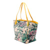 Burberry Small Haymarket Check Floral Print Coated Canvas Canterbury Tote Secondhand