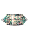 Burberry Small Haymarket Check Floral Print Coated Canvas Canterbury Tote Secondhand