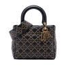 Dior Medium Lambskin Cannage Studded Supple Lady Dior Secondhand
