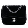 Chanel Mini Square Classic Velvet Single Flap Secondhand