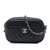 Chanel CC Chevron Caviar Camera Bag Secondhand