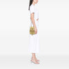 Gucci Mini Jumbo GG Canvas and Calfskin Ophidia Bucket Bag Secondhand