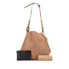 Burberry Bicolor Calfskin Grommet Hobo Secondhand