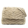 Saint Laurent Medium Shearling Niki Shoulder Bag Secondhand
