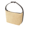 Bottega Veneta Mini Nappa Intrecciato Trimmed Raffia Wallace Handbag Secondhand