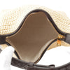 Bottega Veneta Mini Nappa Intrecciato Trimmed Raffia Wallace Handbag Secondhand