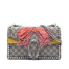 Gucci Medium GG Supreme Embroidered Crystal Bow Dionysus Shoulder Bag Secondhand