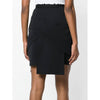 Versace Black Asymmetrical Wool Skirt - '90s Second hand